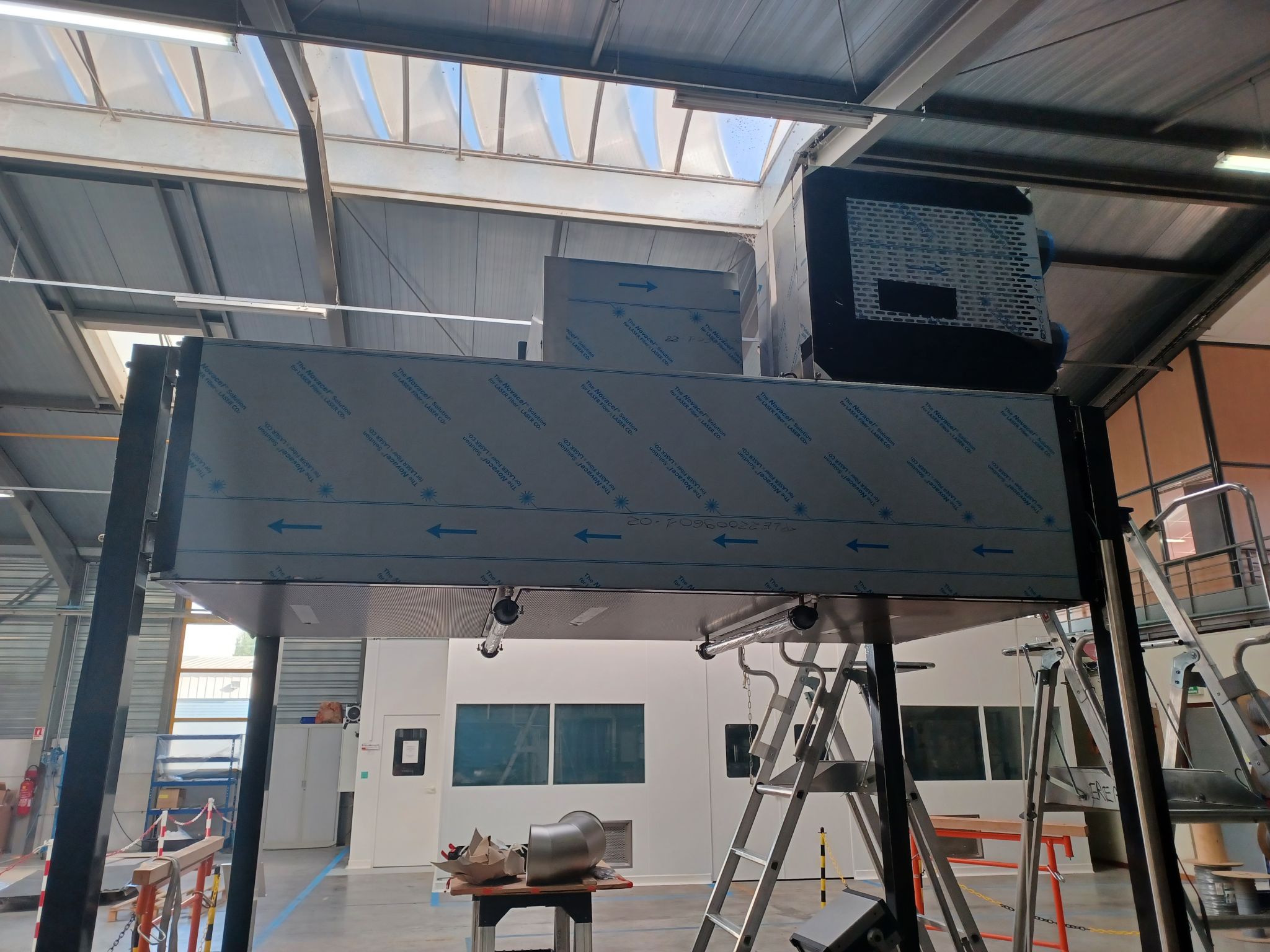 Essais de FAT de notre flux ATEX en vue d’un montage sur site