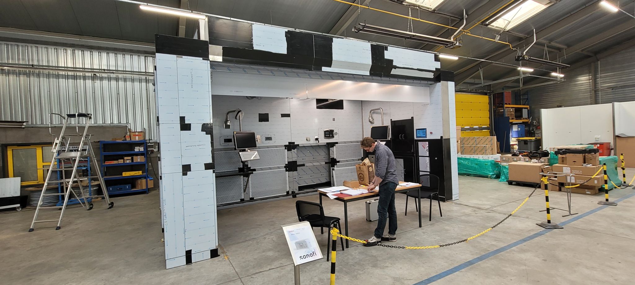 FAT (Factory Acceptance Test) en cours ce jour dans nos locaux d’EREA PHARMA