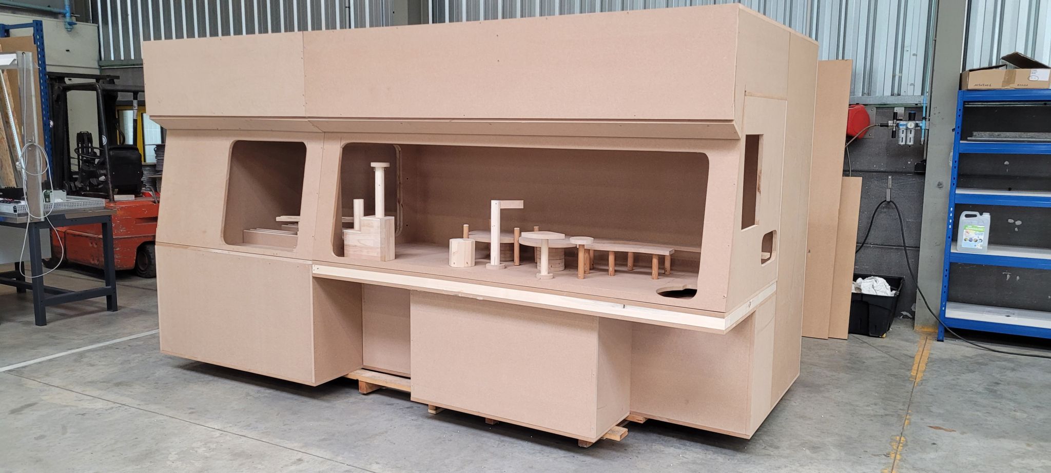 Nouvelle maquette en cours de réalisation dans nos ateliers