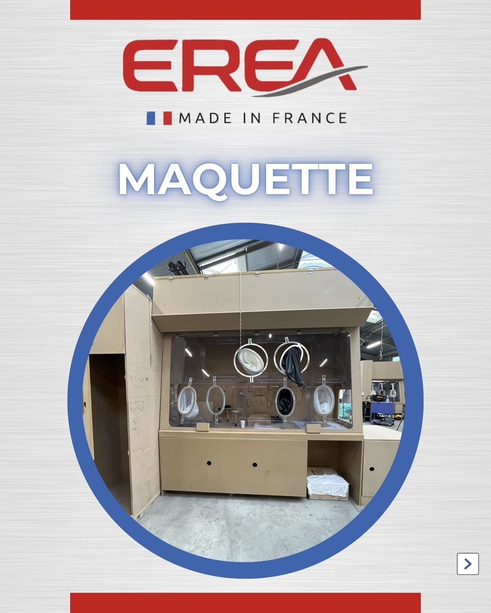 Arrivée maquette