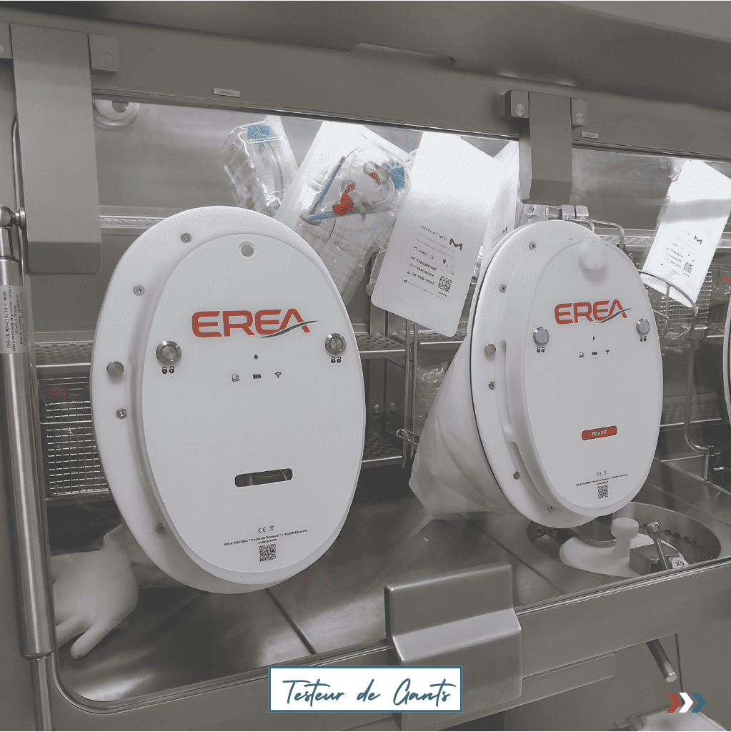 Testeur d’intégrité des gants pour isolateurs